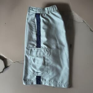 Vintage Nike Cargo Shorts Large Gray Y2K Utility Sportswear New York Jordan